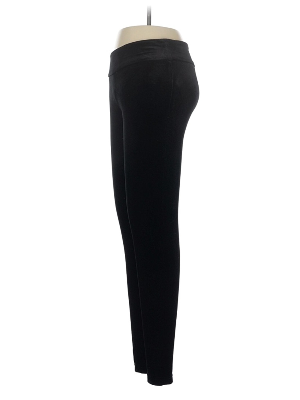 Tommy Hilfiger Black Skinny Velvet Pants - Picture 4 of 7